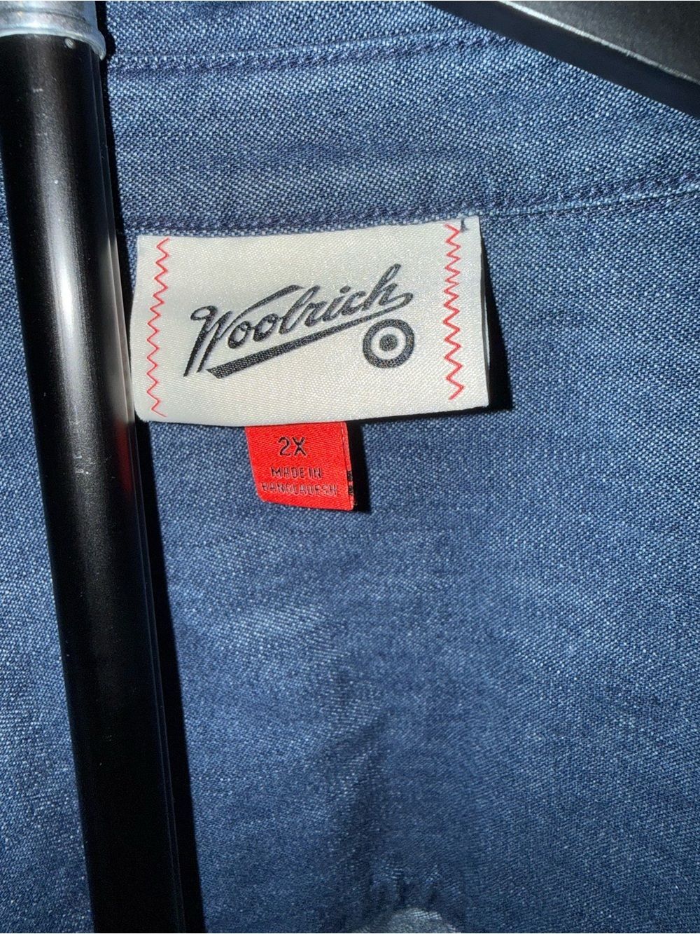 Woolrich Indigo Denim Button-Down Shirt - Picture 3 of 9